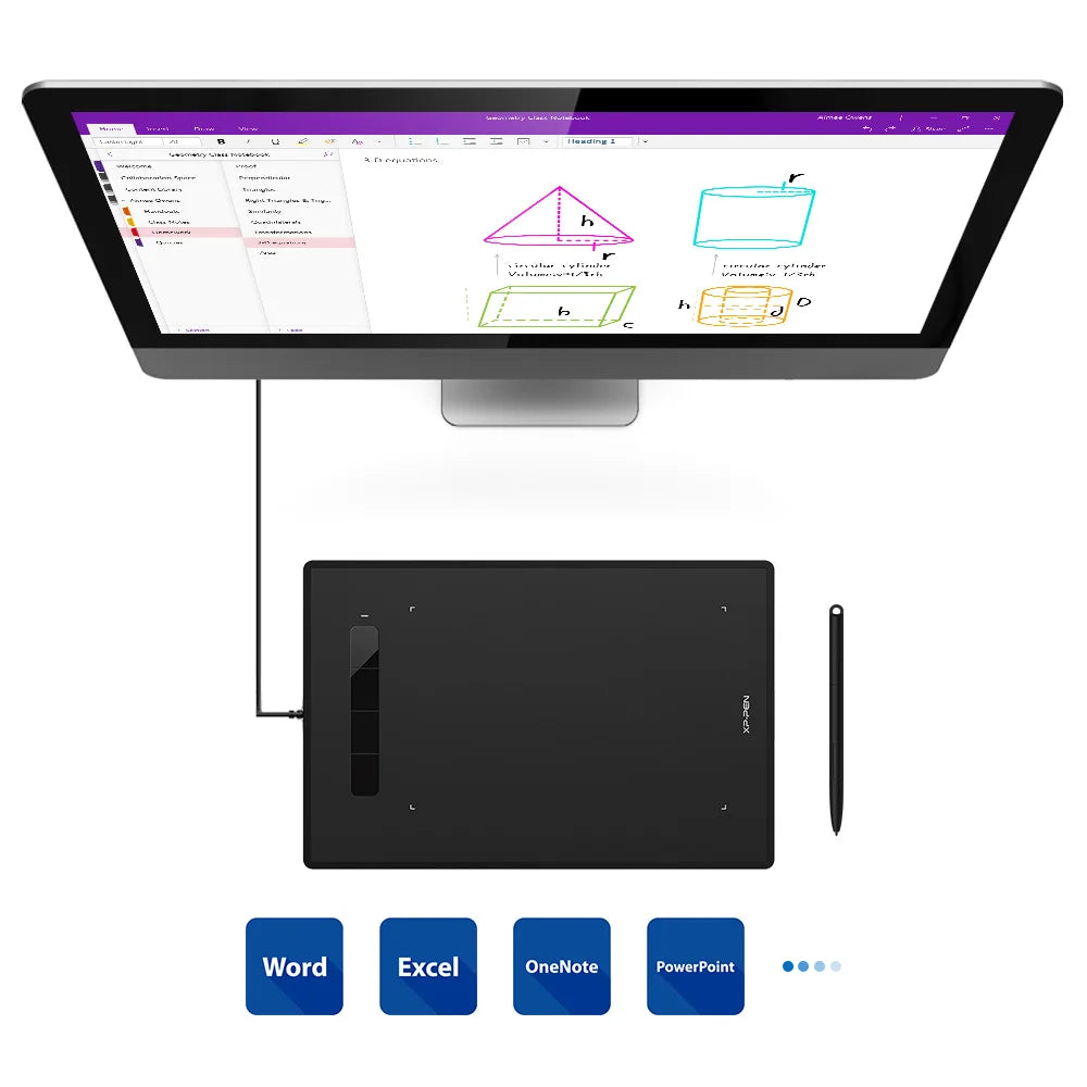 XPPen Star G960S/S Plus Graphics Tablet Digital Drawing Tablet 8192 Levels Support Windows MAC Pen Tablet Online Education