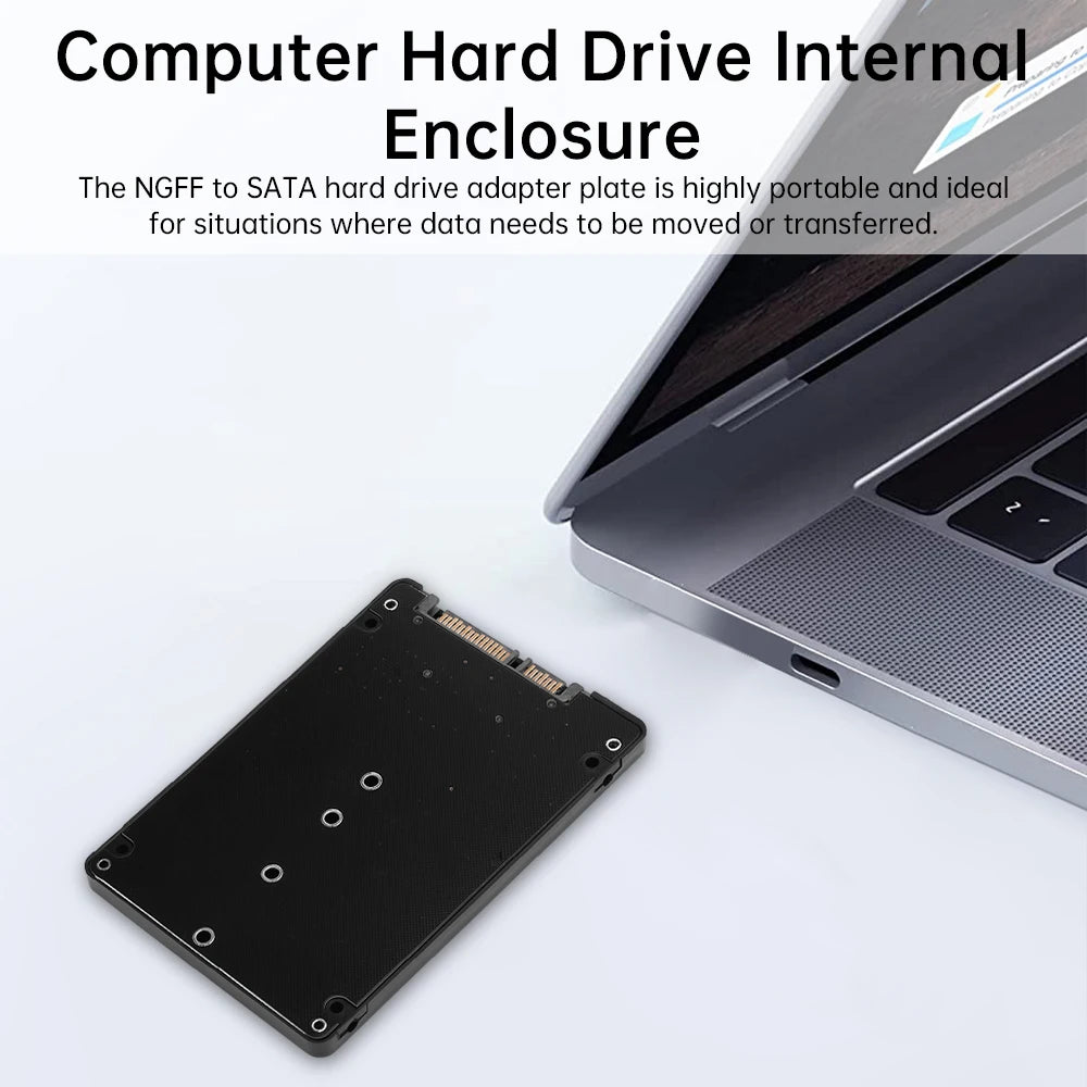 SATA3.0 6Gbps M.2 NGFF To SATA3.0 Adapter Card M2 NGFF SSD To SATA3 External Hard Drive Box Hard Disk Adapter Board