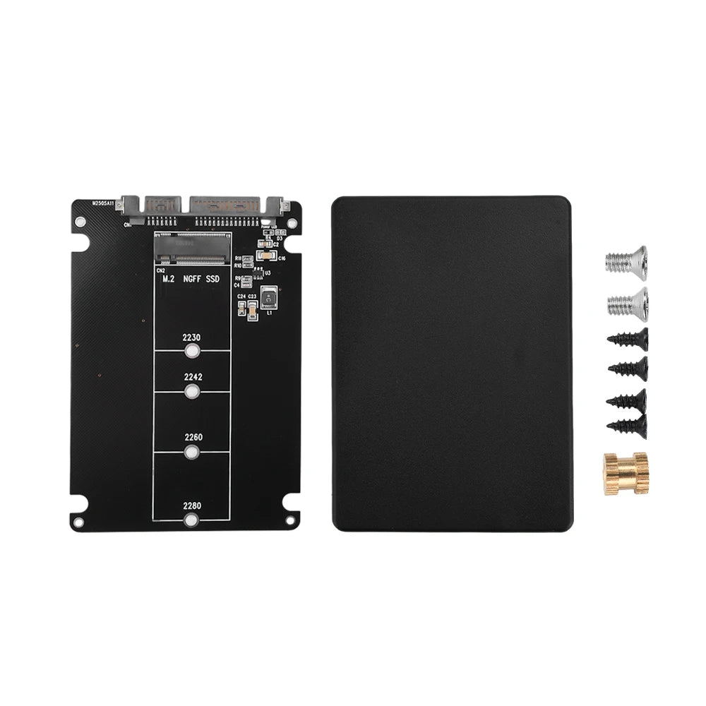 SATA3.0 6Gbps M.2 NGFF To SATA3.0 Adapter Card M2 NGFF SSD To SATA3 External Hard Drive Box Hard Disk Adapter Board