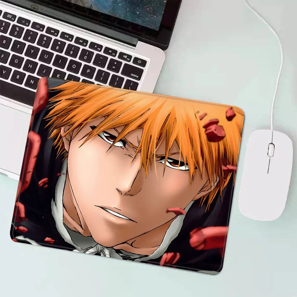 BLEACH Ichigo Anime Gaming Mouse Pad XS Small Mousepad For PC Gamer Desktop Decoration Office Mouse Mat Deskmat Rug