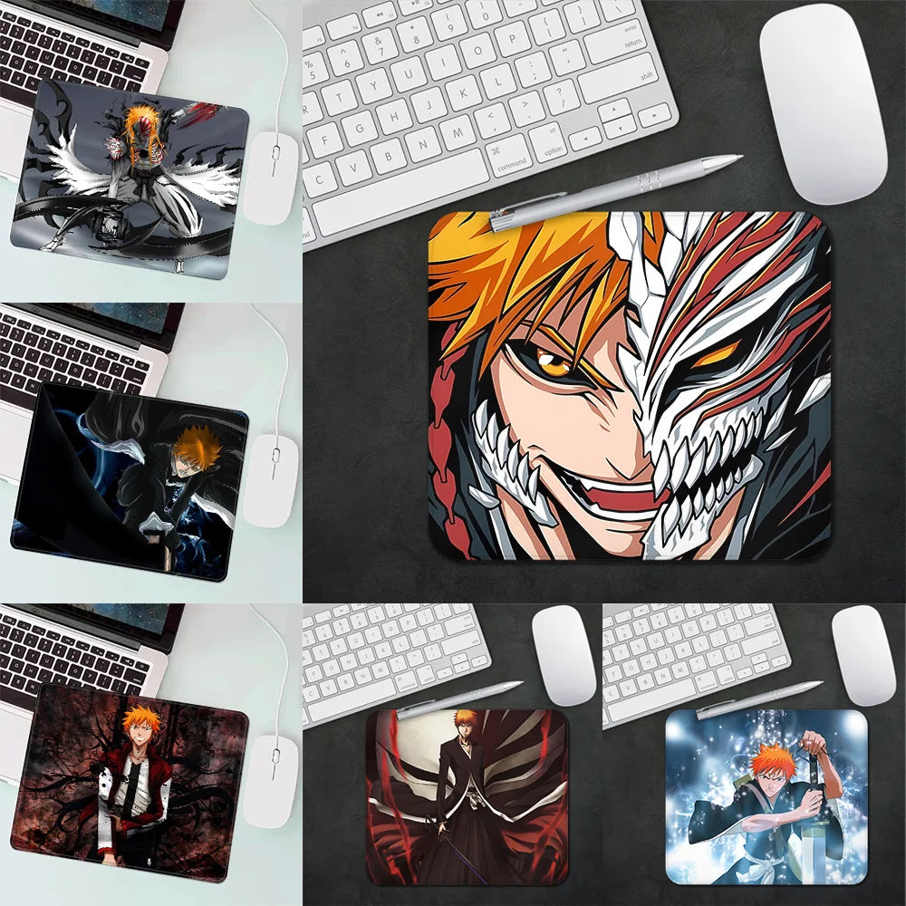 BLEACH Ichigo Anime Gaming Mouse Pad XS Small Mousepad For PC Gamer Desktop Decoration Office Mouse Mat Deskmat Rug