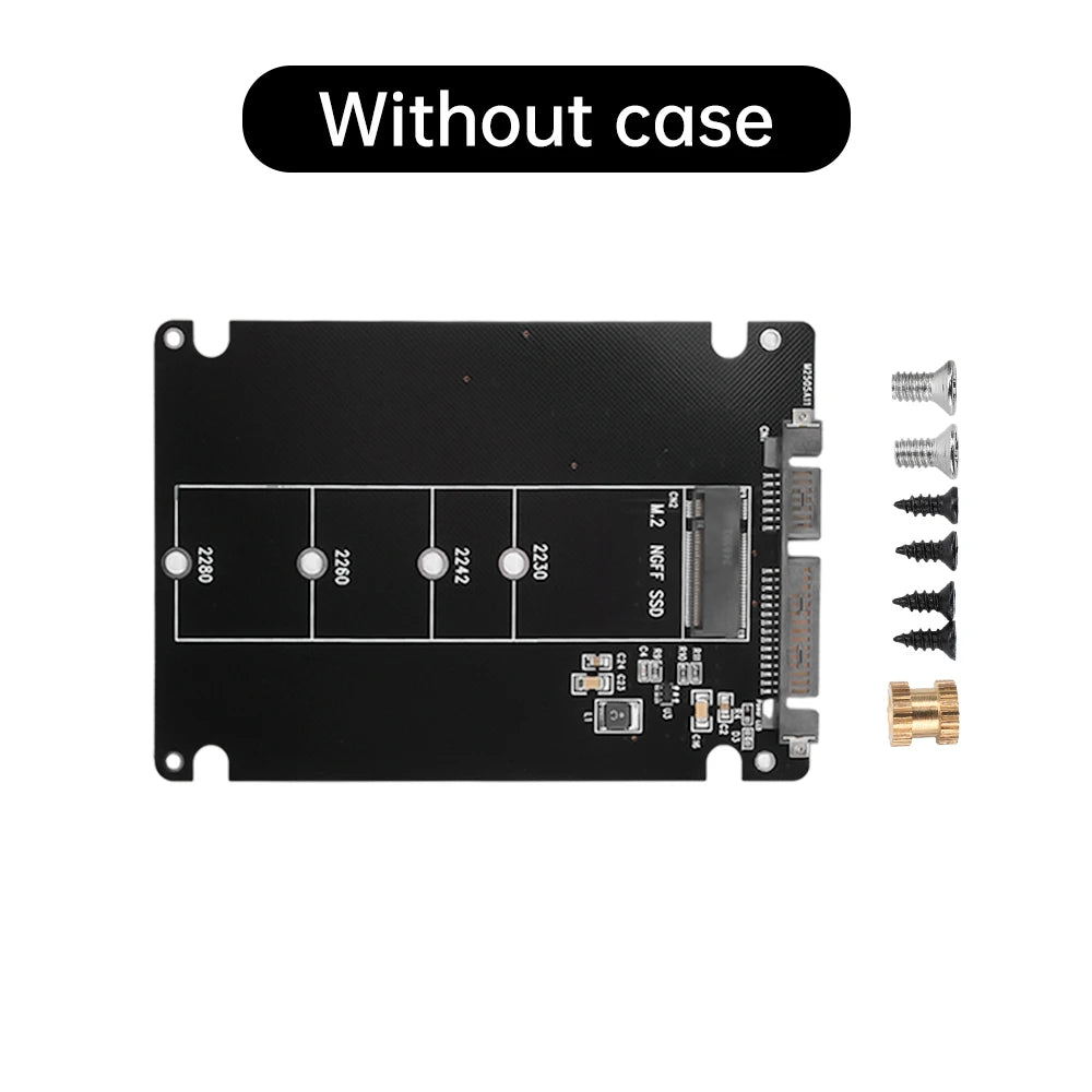 SATA3.0 6Gbps M.2 NGFF To SATA3.0 Adapter Card M2 NGFF SSD To SATA3 External Hard Drive Box Hard Disk Adapter Board