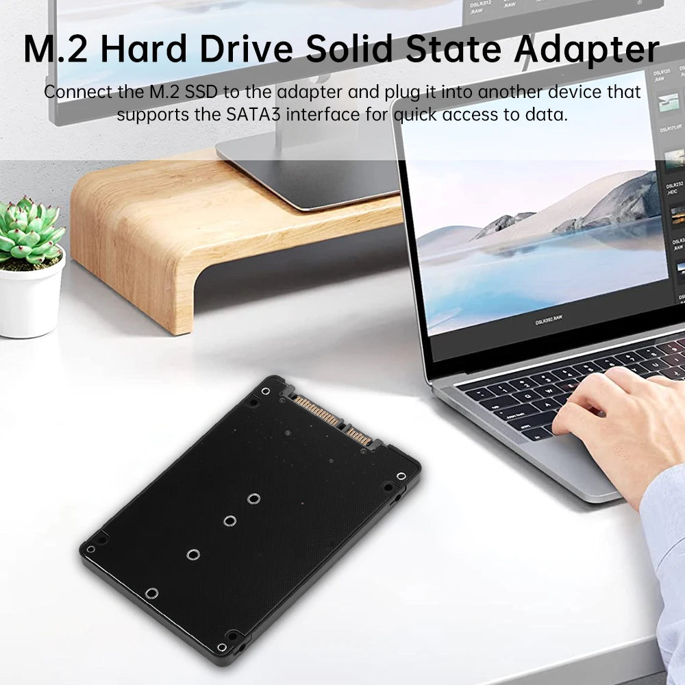 SATA3.0 6Gbps M.2 NGFF To SATA3.0 Adapter Card M2 NGFF SSD To SATA3 External Hard Drive Box Hard Disk Adapter Board