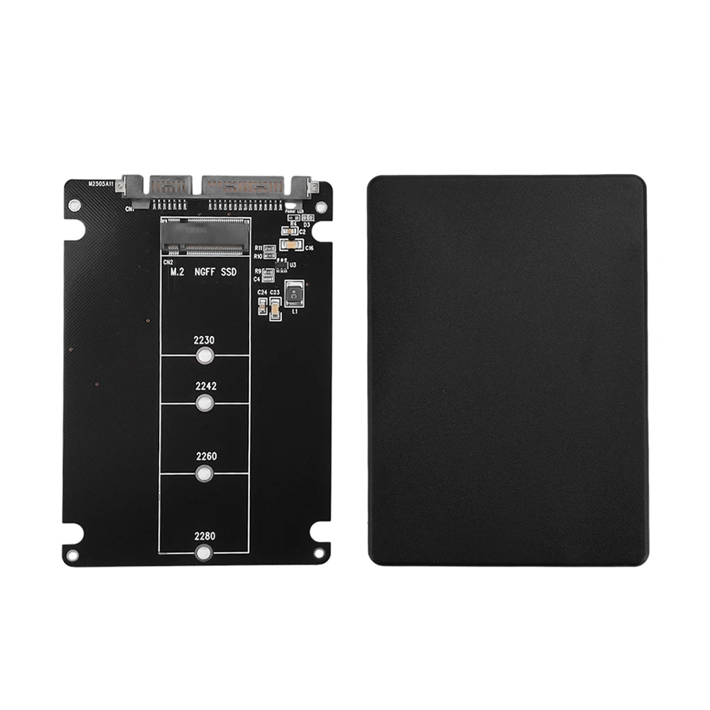 SATA3.0 6Gbps M.2 NGFF To SATA3.0 Adapter Card M2 NGFF SSD To SATA3 External Hard Drive Box Hard Disk Adapter Board