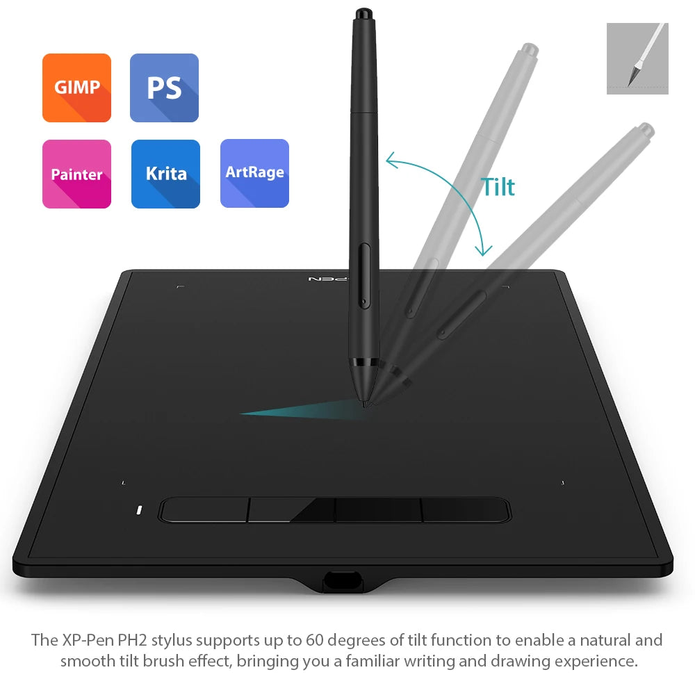 XPPen Star G960S/S Plus Graphics Tablet Digital Drawing Tablet 8192 Levels Support Windows MAC Pen Tablet Online Education