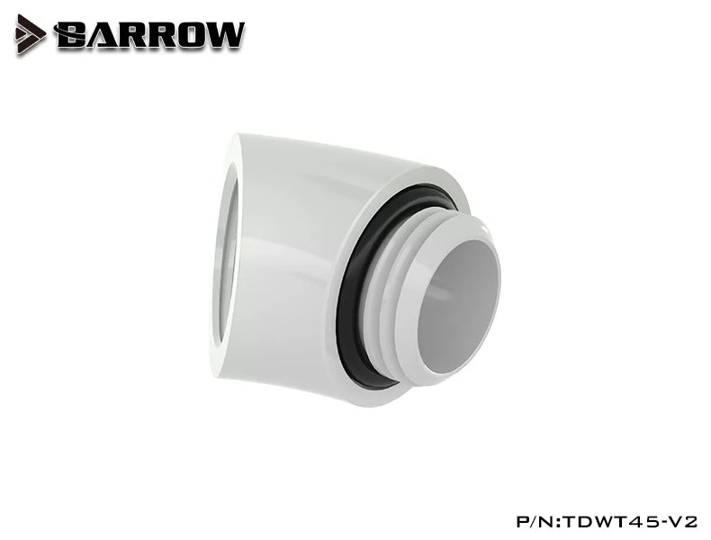 Barrow Male To Female G1/4 Thread 45 Degree Fittings Adapter Custom Computer Split Water Cooling Accessory,TDWT45-V2