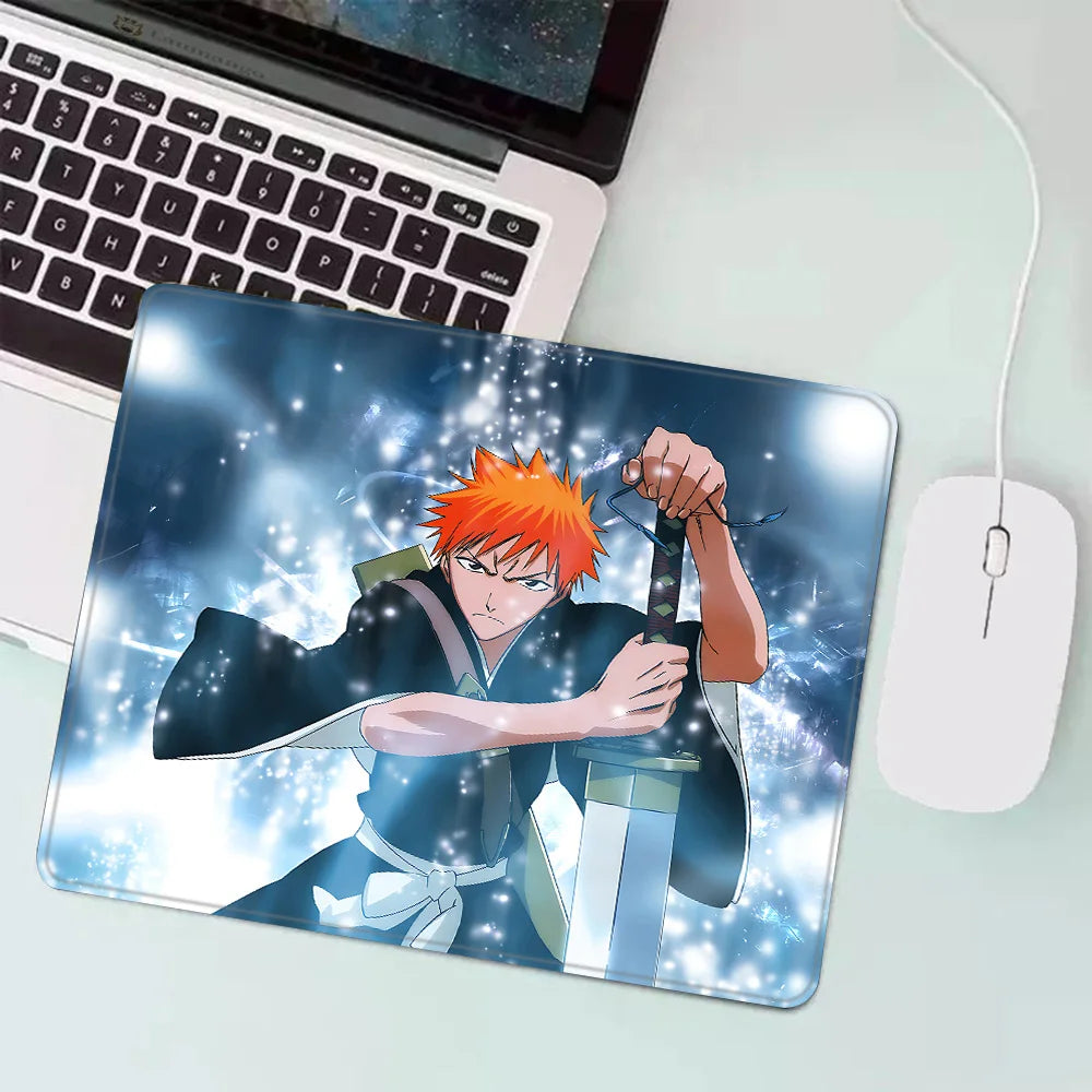 BLEACH Ichigo Anime Gaming Mouse Pad XS Small Mousepad For PC Gamer Desktop Decoration Office Mouse Mat Deskmat Rug