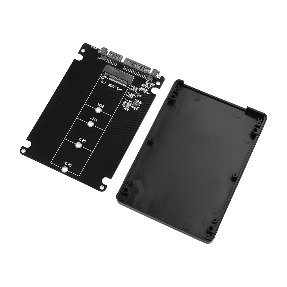 SATA3.0 6Gbps M.2 NGFF To SATA3.0 Adapter Card M2 NGFF SSD To SATA3 External Hard Drive Box Hard Disk Adapter Board