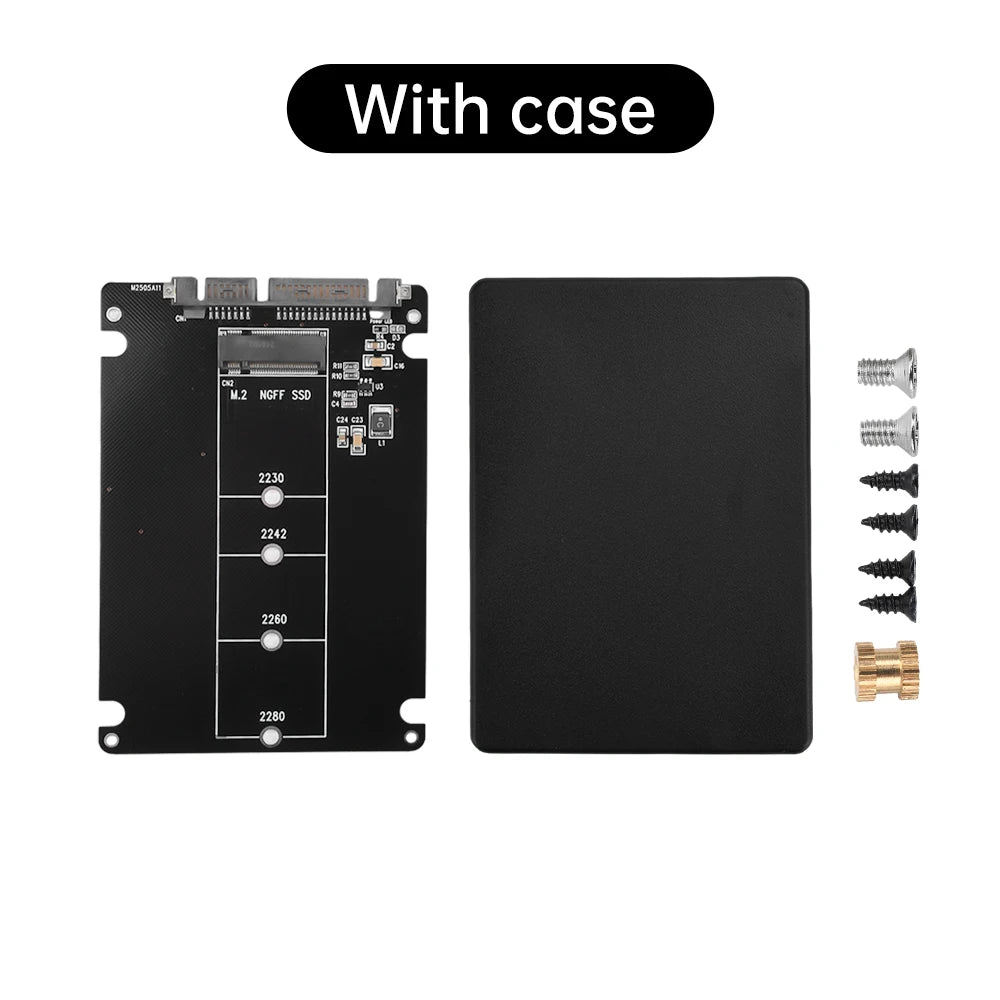 SATA3.0 6Gbps M.2 NGFF To SATA3.0 Adapter Card M2 NGFF SSD To SATA3 External Hard Drive Box Hard Disk Adapter Board