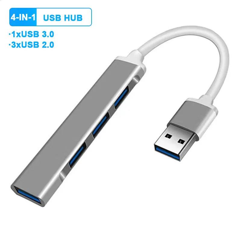 7 Port USB C HUB Multi USB Splitter USB 3.0 HUB Type C to USB OTG Adapter USB Dock Station with PD SD TF For Xiaomi Macbook Pro