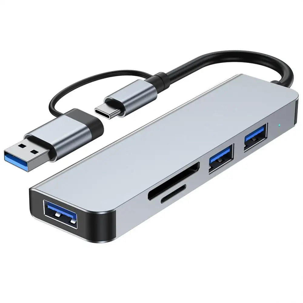 7 Port USB C HUB Multi USB Splitter USB 3.0 HUB Type C to USB OTG Adapter USB Dock Station with PD SD TF For Xiaomi Macbook Pro